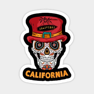 Skull Hat Souvenir Magnet