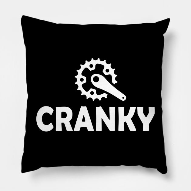 Cranky - cool biking Pillow by MasutaroOracle