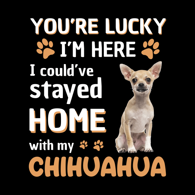 Lucky Have Home With My Chihuahua Dog by Elliottda