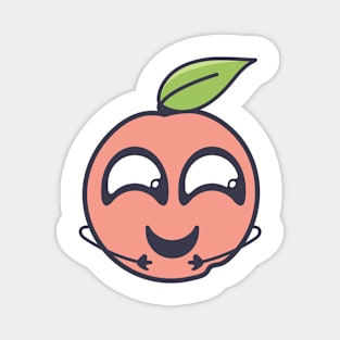 Kawaii Peach Magnet