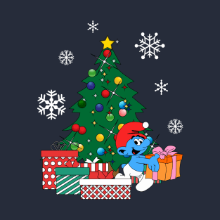 Smurf Around The Christmas Tree T-Shirt