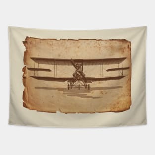 Airplane Oldtimer Tapestry