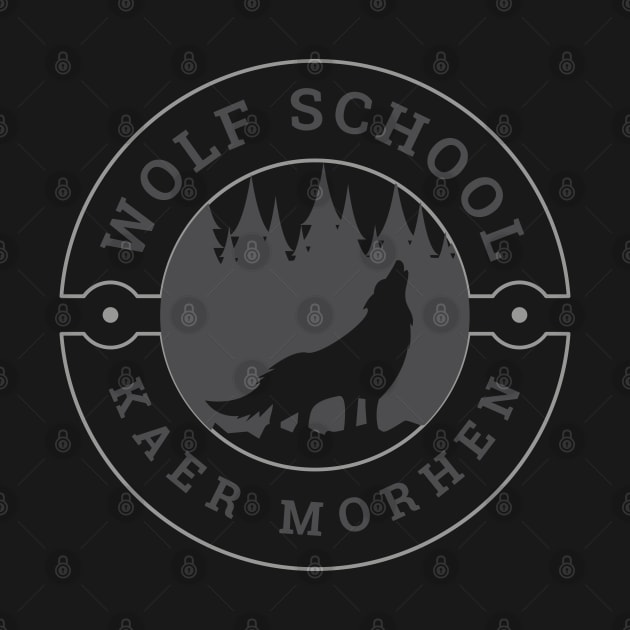 Wolf School - Kaer Morhen II - White - Fantasy by Fenay-Designs