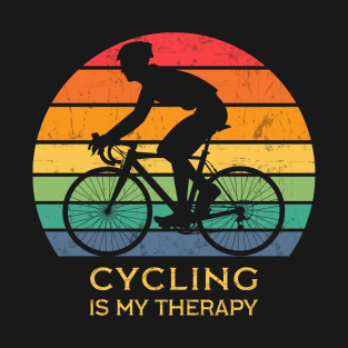 Cycling is my therapy T-Shirt