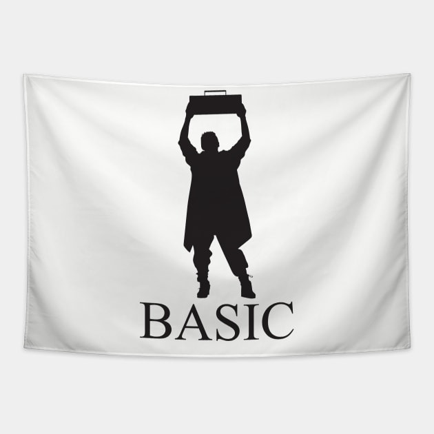 Say Anything Basic  (Black) Tapestry by joefixit2