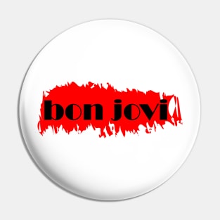 Bon Jovi Peeling Paint Pin