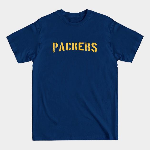 Discover PACKERS STENCIL - Packers Football - T-Shirt