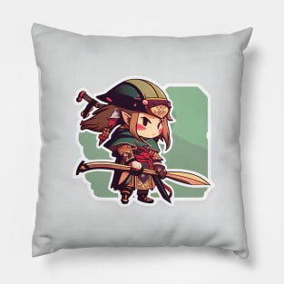 Anime Samurai Elf Pillow