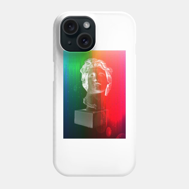 Rainbow bust Phone Case by GroatsworthTees