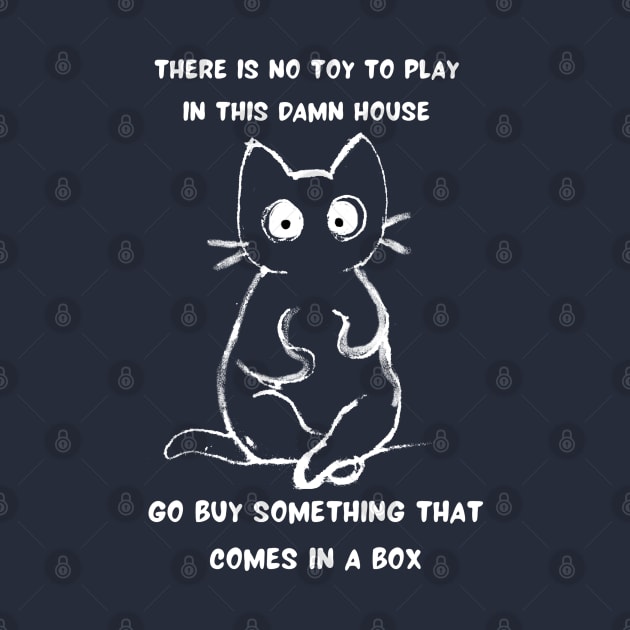 Cat want box to play by HAVE SOME FUN