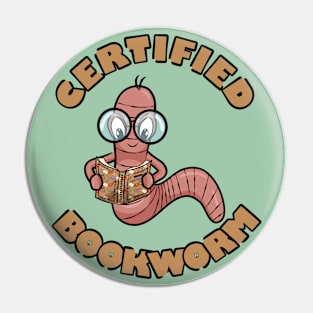 Lil' Bookworm Pin