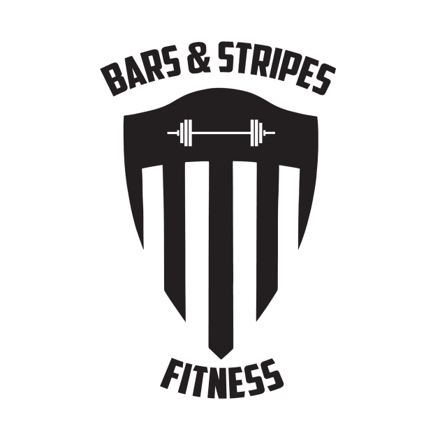 BSF - Bars & Stripes Fitness Logo - All Black! by BarsandStripesFitness