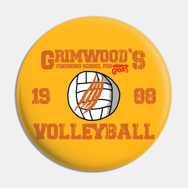 Grimwood's Volleyball- Winnie the Werewolf Pin by ClaytoniumStudios94