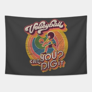 Can you dig it | Volleyball Design Tapestry