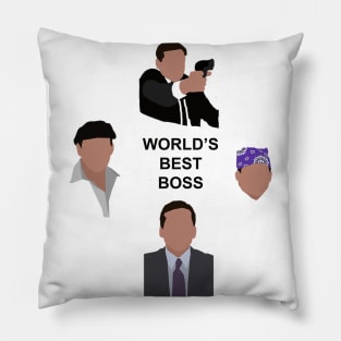 The Many Faces of Michael Scott Pillow