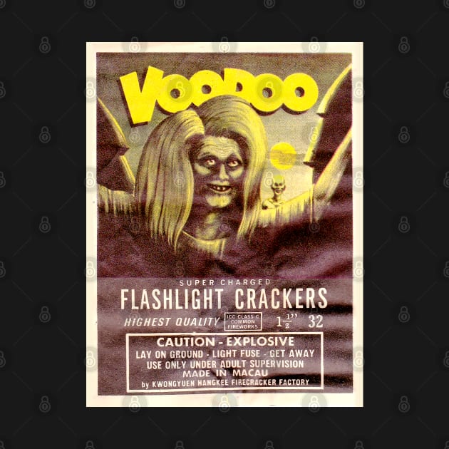 VINTAGE FIRECRACKER WOODOO FLASHLIGHT CRACKERS MADE IN MACAU by kakeanbacot