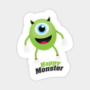 Happy Monster Character for Boys Men Girls Women Kids Magnet