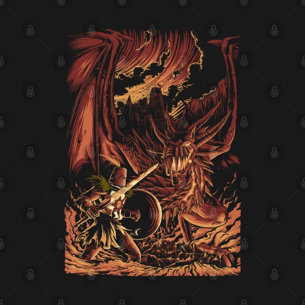 Wyvern's Wrath by Findtees