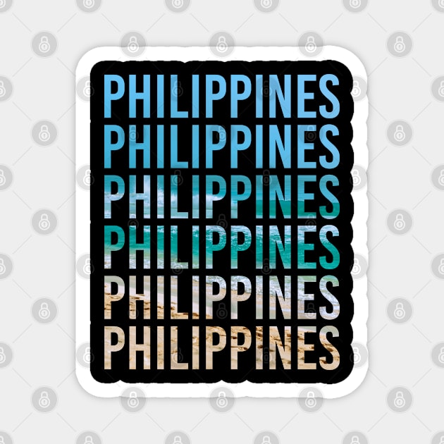 Philippines honeymoon trip for newlyweds. Perfect present for mother dad father friend him or her Magnet by SerenityByAlex