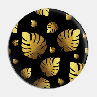 golden leafs pattern Pin