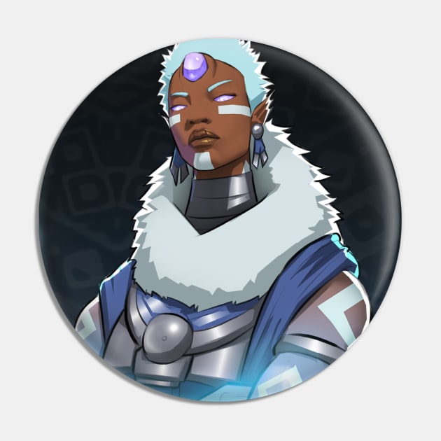 Muntu Warriors - Frozen Collection Pin by Beckley Art