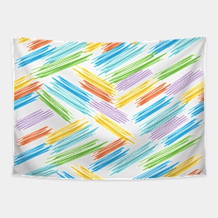 cute pastel scribble Tapestry