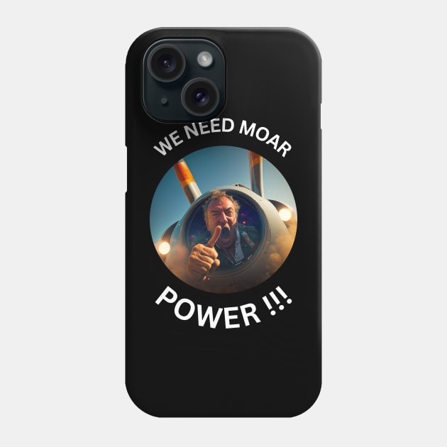 Clarkson - Moar Power Phone Case by AI-datamancer