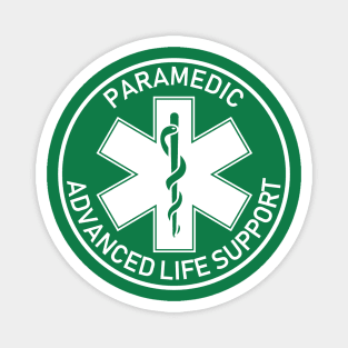 Paramedic logo "advanced life support" Magnet