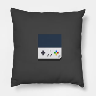 Retro Handheld Video Game Emulator (White) Pillow