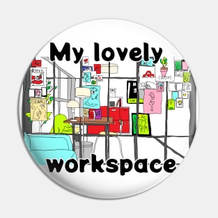 My lovely workspace Pin