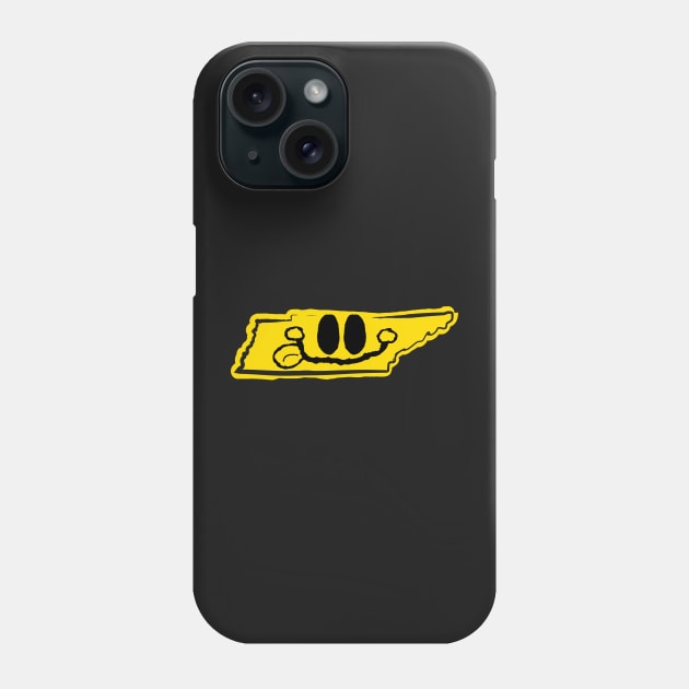 Tennessee Happy Face with tongue sticking out Phone Case by pelagio