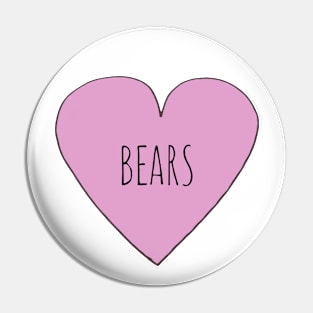 Bears Love Pin