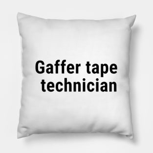 Gaffer tape technician Black Pillow