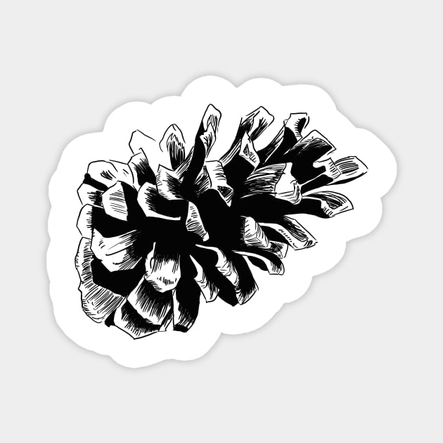 Pinecone Magnet by amberzetelmo