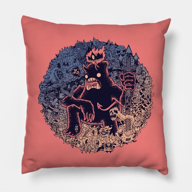 Underworld v1 Pillow by Lei Melendres