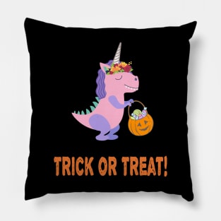 Dinocorn Trick or Treat Pillow