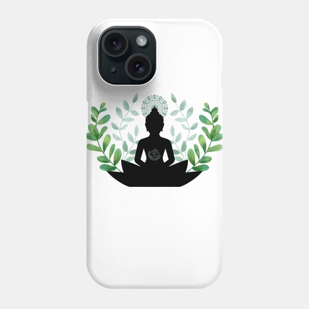 Zen Buddha Meditation Phone Case by siv111