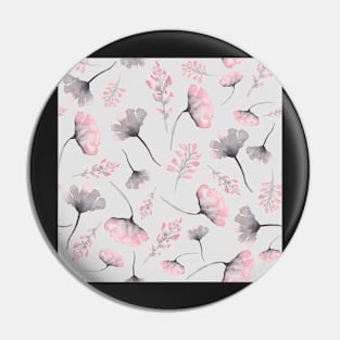 Pink Poppy Large Pin