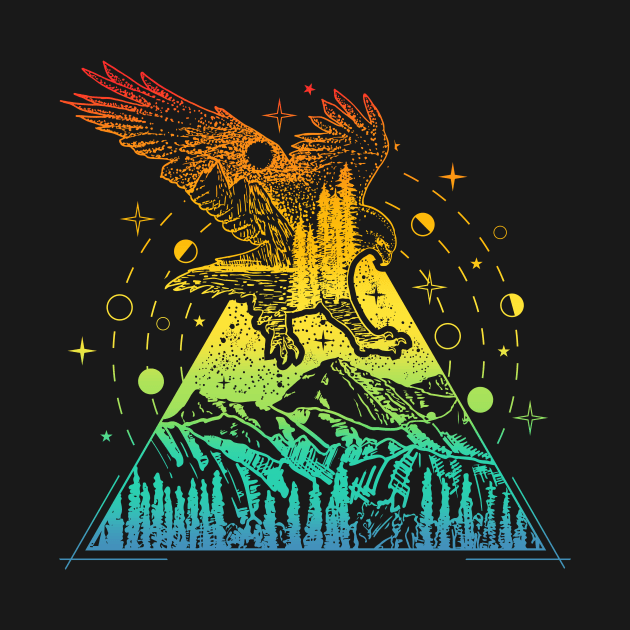 Rainbow Eagle by edwardecho