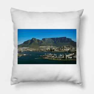 Table Mountain Painting Pillow