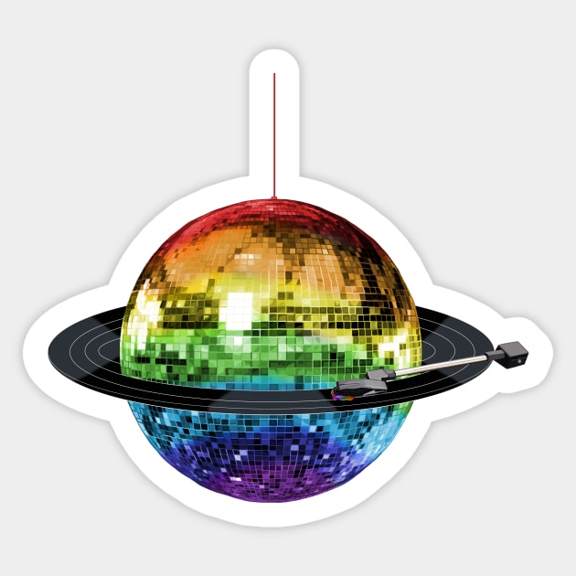 Disco Ball Sticker