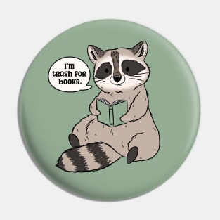 trash for books Pin