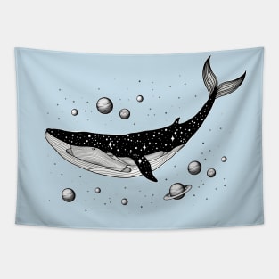 Dreamy Bluewhale Tapestry