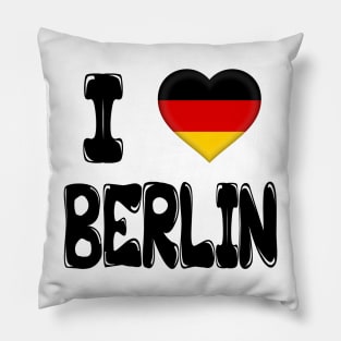 I Love Berlin Pillow