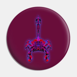 Scorpio 6c Maroon Pin