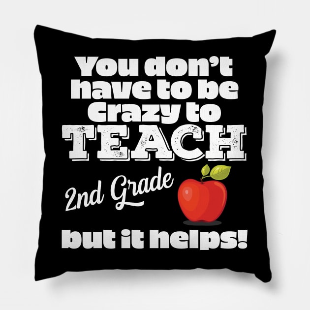 2nd Grade Teacher Pillow by Kudostees