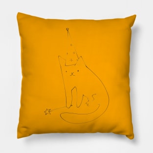 Wizard cat Pillow