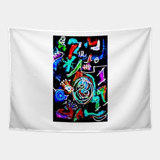 Trauma Healing Abstract Tapestry