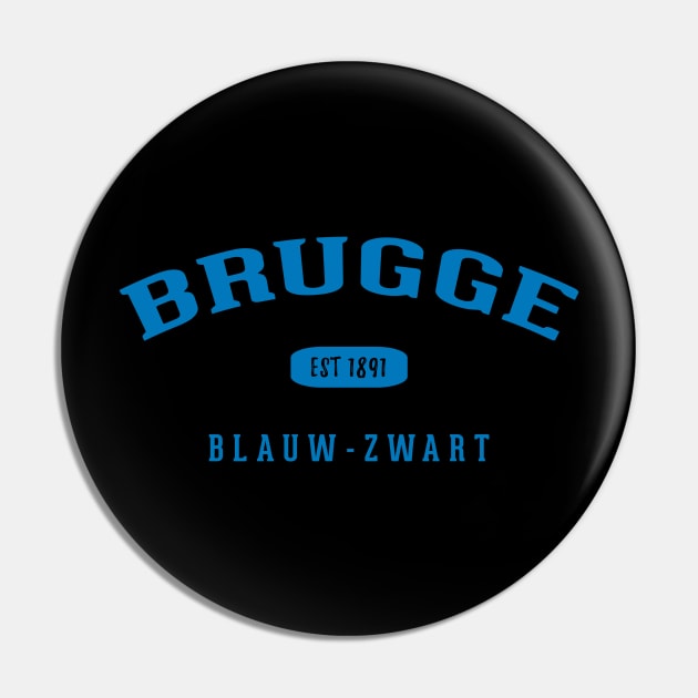 Club Brugge Pin by CulturedVisuals