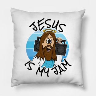 Jesus Is My Jam Christian Musician Funny Pillow